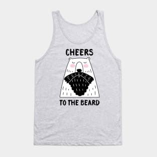 Cheers to the Beard - Bear Tank Top